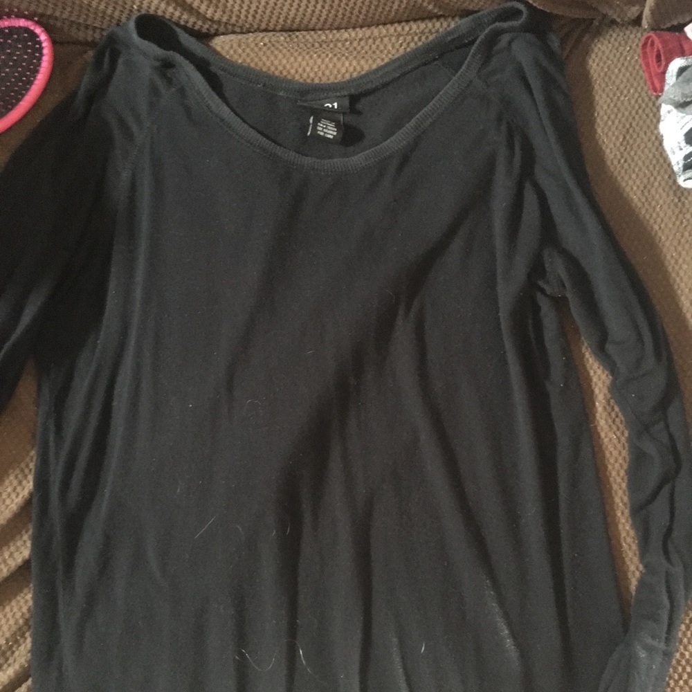 thin black long sleeve